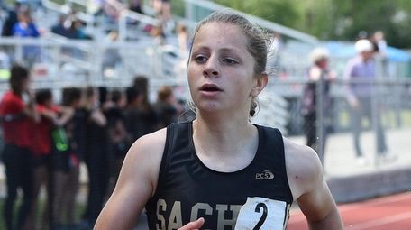 Molly Ramirez of Sachem North places second with