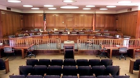 Chambers of the Nassau County Legislature in Mineola.