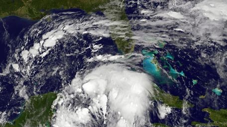 NOAAs GOES East satellite provided a visible image