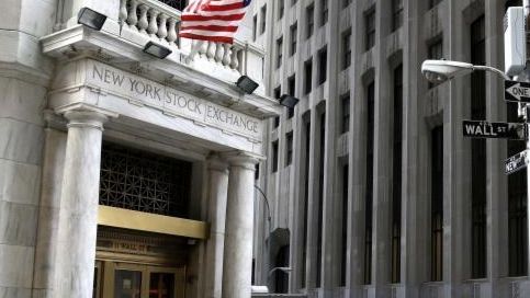 An entrance to the NYSE on Aug. 24,