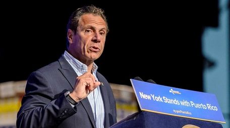 Gov. Andrew M. Cuomo, speaking at the Javits