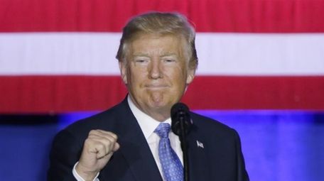 President Donald Trump speaks in Indianapolis, Sept. 27,