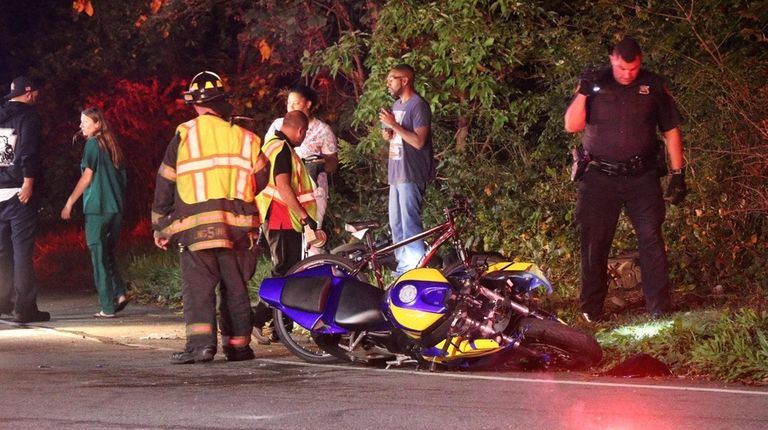Suffolk County police said the collision occurred about