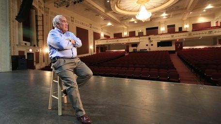 Patchogue Mayor Paul Pontieri, at the Patchogue Theatre