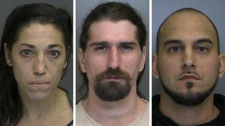 From left, Giovanna Mirando, 34, Nicholas Verna, 32,