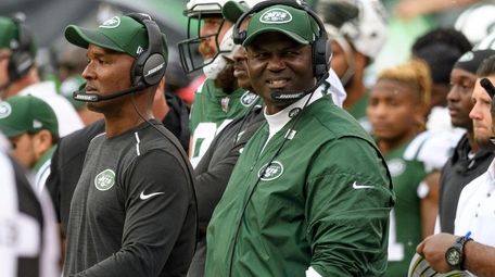 Jets coach Todd Bowles during the second half
