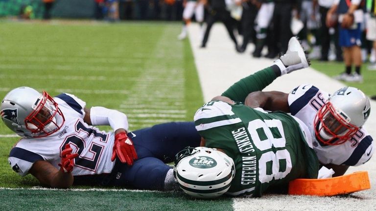 Austin Seferian-Jenkins of the Jets is seen