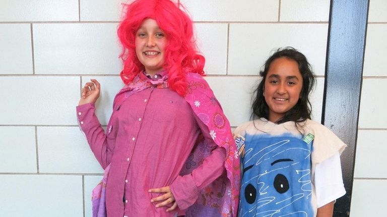 Kidsday reporters Julia Pianko, left, and Yana Parikh