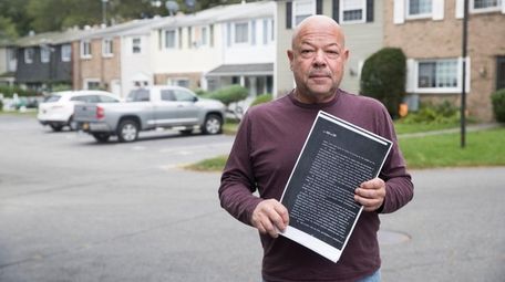 Daniel Hotchkin, president of the Calverton Hills Homeowners
