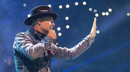 Gord Downie performs in Toronto on Oct. 19,