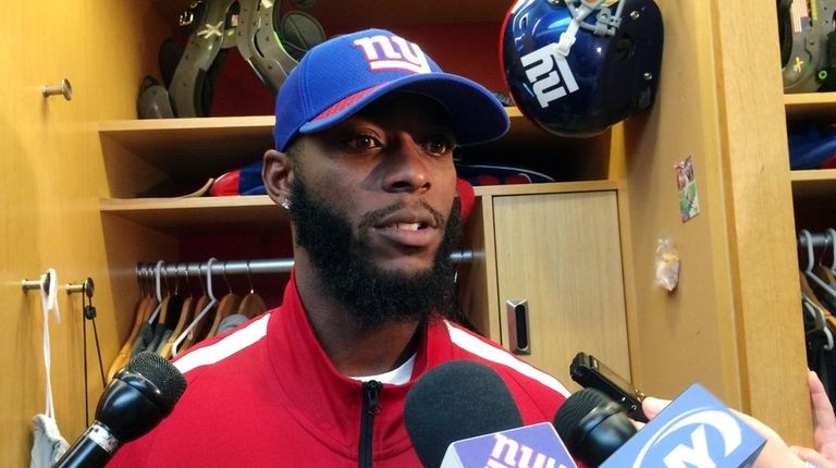 Giants cornerback Dominique Rodgers-Cromartie at the team's training