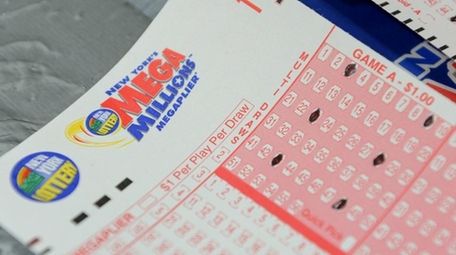 A Mega Millions ticket in an undated image.