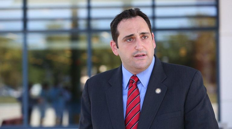 New York State Assemblyman Chad Lupinacci speaks at
