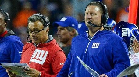 Giants coaches, including head coach Ben McAdoo and