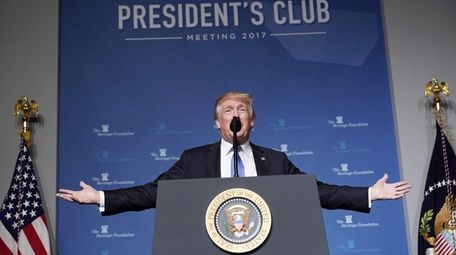 President Donald Trump delivers remarks on tax reform