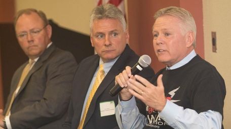 William Reitzig, of Fabco Industries Inc., during a