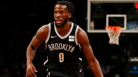 DeMarre Carroll of the Brooklyn Nets in the first