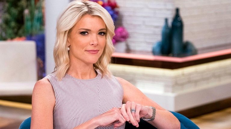 Megyn Kelly on the set of her show