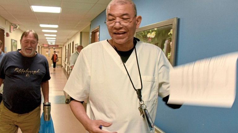 Victor Fagan, an LPN at the primary care