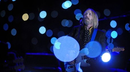 Tom Petty performs during the halftime show of