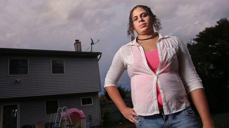 Jessica Sunderland, 31, of Holbrook, a transgender Iraq