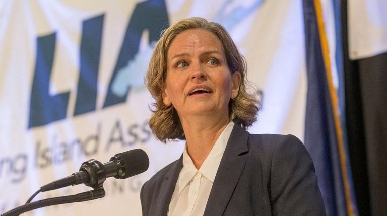 Nassau County executive candidate Laura Curran at a
