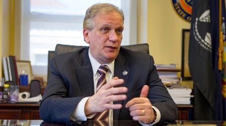 Nassau County Executive Edward Mangano is shown in