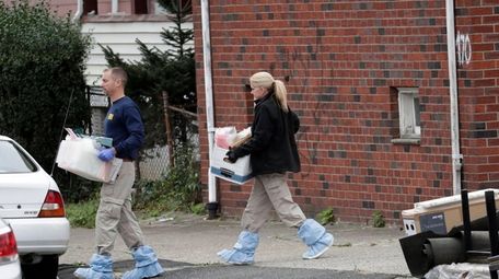 Law enforcement officers on Wednesday, Nov. 2, 2017,