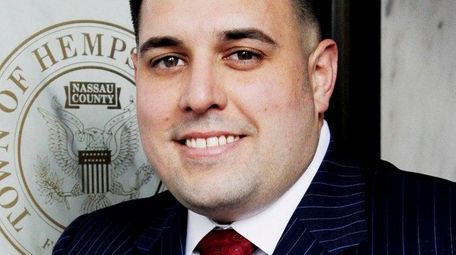 Hempstead Town Councilman Anthony D'Esposito, an Island Park