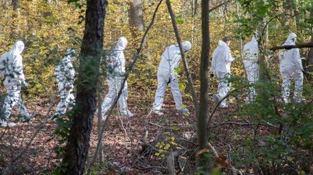Nassau police conduct a search in the Massapequa