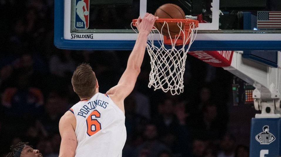 Porzingis ‘just playing ball ... and having fun’