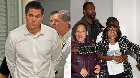 Christopher Bouchard, left, is arraigned in court