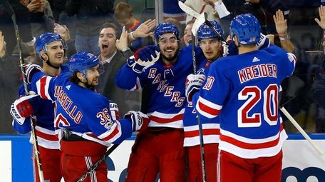 Mika Zibanejad #93 of the New York Rangers