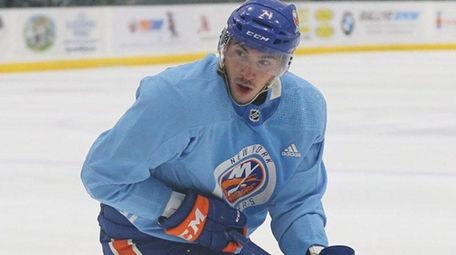 Michael Dal Colle  of the New York Islanders