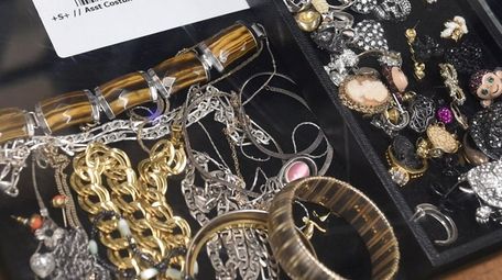 Some of the items to be auctioned Wednesday,