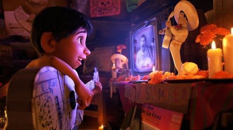 Miguel (voice of newcomer Anthony Gonzalez) feels destined