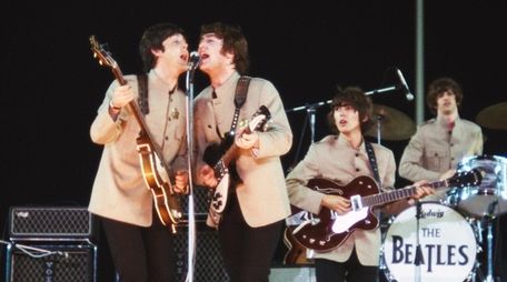 Paul McCartney, left, John Lennon, George Harrison and