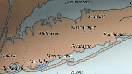 The idea that Long Island had 13 distinct