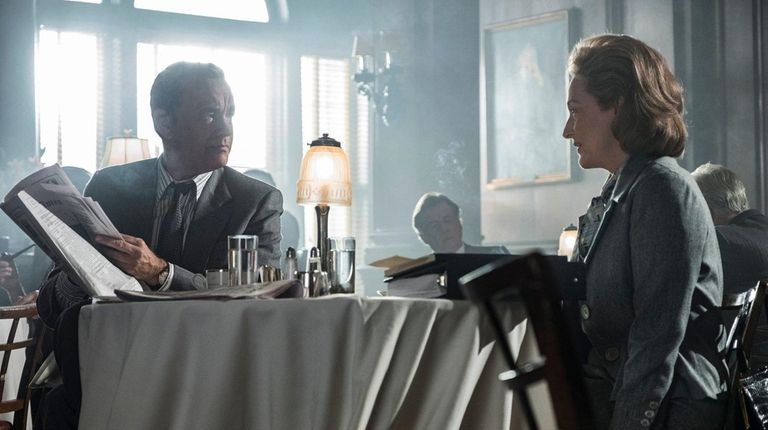 Tom Hanks as Ben Bradlee and Meryl Streep