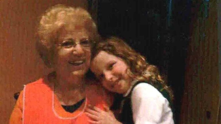 Kidsday reporter Riley Olson with her grandmother Maria