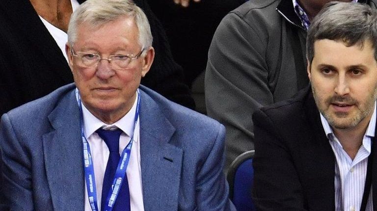 Sir Alex Ferguson during the NBA game between