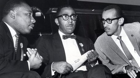 The Rev. Martin Luther King Jr., left, vice