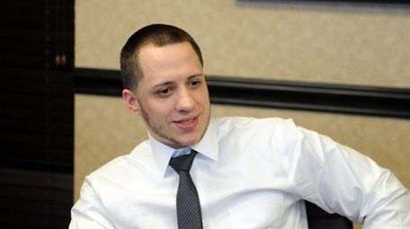 Christopher Loeb at his lawyer Bruce Barkett's office