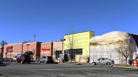 The future site of HomeSense is seen Monday,