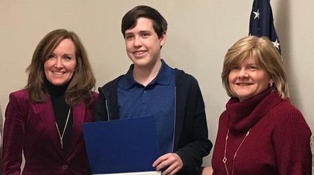 Edward Noble, a sophomore at Holy Trinity Diocesan