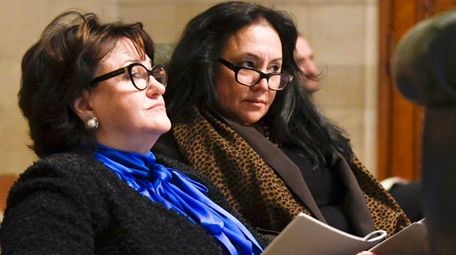 Education Commissioner MaryEllen Elia, left, and Regents Chancellor