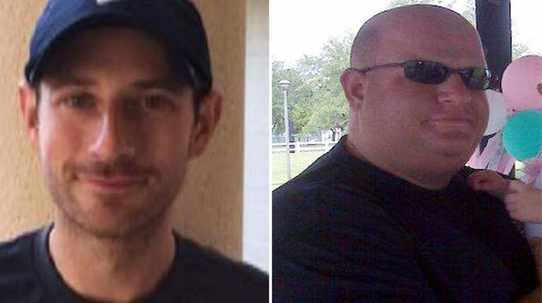 Parkland, Fla., shooting victim Scott Beigel, left, a