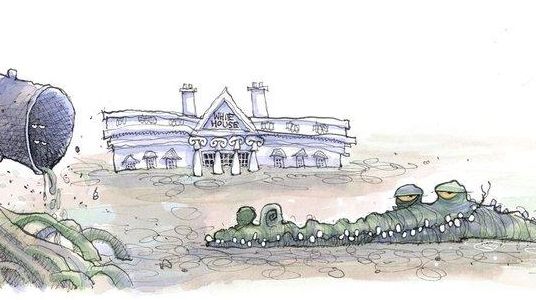 A swamp scene drawn by Newsday's Matt Davies.