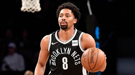 Spencer Dinwiddie of the Nets at the Barclays