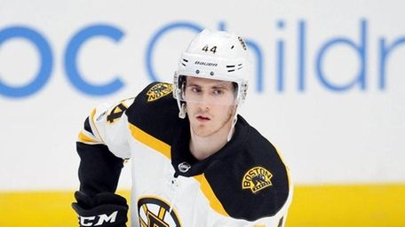 Boston Bruins defenseman Rob O'Gara (44) on the